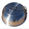 Mr. Outdoors Cookout 8.25" Stainless Steel Fry Pan with Folding Handle view 2