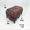 Tubibu Walnut Hand Made Unique Jewelry Box with Key view 2