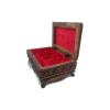 Tubibu Walnut Hand Made Unique Jewelry Box with Key view 3