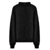 tuduoms Womens Knit Sweaters 1/4 Zipper Collar Oversized Slouchy Sweatshirt Lightweight Long Sleeve Winter Knit Pullover Tops view 4