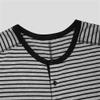 Maiyifu-GJ Men's Long Sleeve Pajamas Striped Ultra Soft Thermal Union Suit One Piece Slim Fit Button Down Jumpsuit Sleepwear (Grey,X-Large) view 2