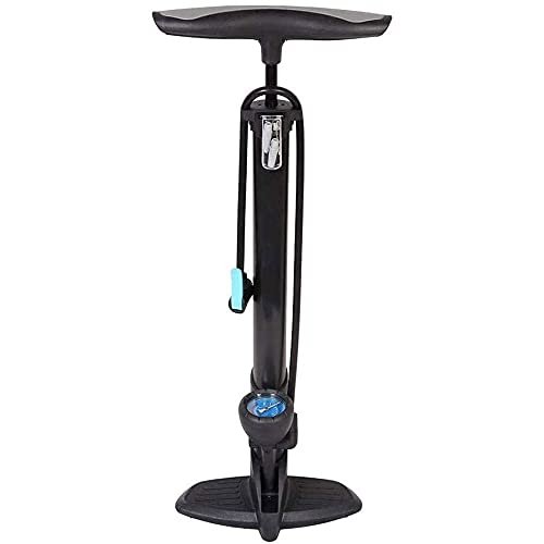 Feiyx 170 Psi Bike Floor Pump - with Gauge Presta Valve and Schrader Valve Double Valves Fast Inflation Wide Bracket Comfortable Grip,Mini Portable Bicycle Foot Pump Compatible