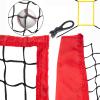 Storgem Replacement Net for Baseball, 7-Strand Knotless Polyester Net, Fits 7x7ft Size Baseball Bow Style Frames (Red) view 3