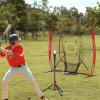 Storgem Replacement Net for Baseball, 7-Strand Knotless Polyester Net, Fits 7x7ft Size Baseball Bow Style Frames (Red) view 4