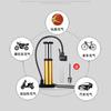 Feiyx Ultra-Light MTB Bike Pump Portable Cycling Inflator Foot 100/120Psi High Pressure Bicycle Pump,Bicycle Tire Pump for Road and Mountain Bikes (Color : Gold) view 3