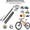 Feiyx Mini Bicycle Pump Portable Bike Floor Pump Bike Tire Pump - 210Psi Pump for Bike Bicycle Pumps,Portable Bike Pump Valve Adapter Ball Air Inflator Bicycle Pump for Road and Mountain Bikes view 4