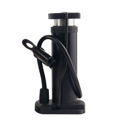 Feiyx Ultra-Light MTB Bike Pump Portable Cycling Inflator Foot 100/120Psi High Pressure Bicycle Pump,Bicycle Tire Pump for Road and Mountain Bikes (Color : Black)