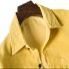Maiyifu-GJ Mens Long Sleeve Corduroy Shirts Solid Color Button Down Ribbed Fall Tops Lightweight Casual Warm Shacket Jacket (Yellow,X-Large) view 3