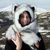 Faux Fur Animal Hat Plush Warm 3-in-1 Hat Scarf Gloves Set Winter Hood Cap for Halloween Xmas Cosplay Party view 3