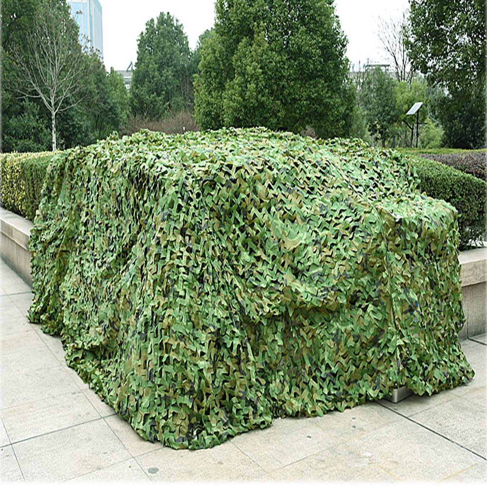 Amadon Oxford Cloth Camouflage Net,Multipurpose Army Camouflage Netting,Outdoor Green Camo Netting,Jungle Camo Net,Easy to Hang,Customized,Suitable for Camping,Decoration,Sunshade (16.4x32.8ft)