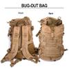 US Survival Solutions Tactical Backpack - Gift for Men Camping Outdoor Adventure | Large Survival Hunting Waterproof Hiking Backpack view 2