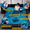 Sleeping Bag Liners Compact Adult Sleeping Bag, Ultra-Light Portable Sleeping Bag Liner for All Seasons, Suitable for Outdoor Camping Trip Hotel Sleeping Bag Sheet with Zipper view 4