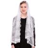 JIAHG Cathedral Bridal Veils Infinity Chapel Inspired Prayer Latin Mass Lace Mantilla Church Muslim Communion Headcover Veil view 1