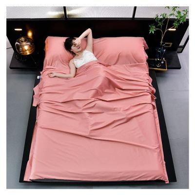 Sleeping Bag Liners Compact Sleeping Bag Liner/Comfortable Cotton Fabric, Lightweight Breathable Adult Sleeping Bag Sheet, for Outdoor Backpack Camping Travel Hotel Bedding