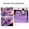 Sleeping Bag Liners Compact Adult Sleeping Bag, Ultra-Light Portable Sleeping Bag Liner for All Seasons, Suitable for Outdoor Camping Trip Hotel Sleeping Bag Sheet with Zipper view 2
