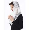 JIAHG Cathedral Bridal Veils Infinity Chapel Inspired Prayer Latin Mass Lace Mantilla Church Muslim Communion Headcover Veil view 2