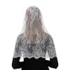 JIAHG Cathedral Bridal Veils Infinity Chapel Inspired Prayer Latin Mass Lace Mantilla Church Muslim Communion Headcover Veil view 4