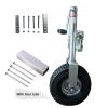 Beach Boat Trailer Jack, 13.38in Trailer Jack Wheel, Heavy-Duty Bolt-On Swivel Tongue Jack, 2000lb Capacity, 11in Vertical Load (2000lbs/900kg) (2000LBS/900KG) view 2