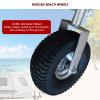 Beach Boat Trailer Jack, 13.38in Trailer Jack Wheel, Heavy-Duty Bolt-On Swivel Tongue Jack, 2000lb Capacity, 11in Vertical Load (2000lbs/900kg) (2000LBS/900KG) view 4