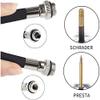 Feiyx Portable MTB Bike Pump 100Psi Mini Cycling Tire Inflator Hand Air Pump Bike Accessories Mountain Bicycle Pump,Floor Pump Easiest use with Both view 2
