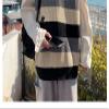 HEYDHSDC Men Striped Spring Popular Loose Japanese Style Retro Students V-Neck Sweater Vest Brown Asian Size M view 3