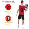 24 Pcs Soccer Practice Vest, Lightweight Numbered Soccer Team Pennies Soccer Lacrosse Training Sport Supplies Scrimmage Vests Practice Jersey for Men Adult Youth view 3