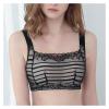 ANMUR Sexy Lace Mastectomy Bras for Women Breast Prosthesis Pocket Bandeau Bra Fake Boobs Underwear Wireless (Color : Black, Size : XXXL/XXX-Large) view 1