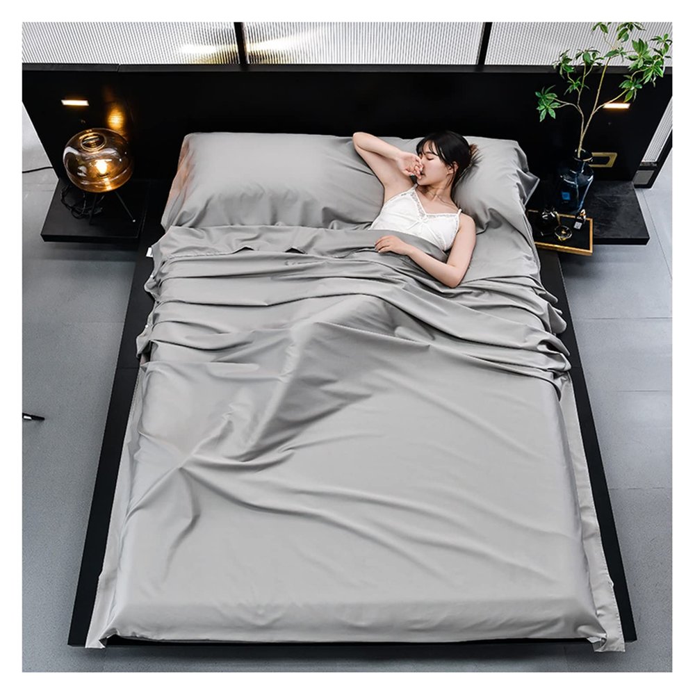 Sleeping Bag Liners Cotton Comfort Sleeping Bag, Ultra-Light and Portable Sleeping Bag Liner, Suitable for Camping Travel Hotel Bed Sheet Sleeping Bag, for Four Seasons