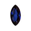 3x1.5 mm AAA Synthetic Marquise Swiss Rough Blue Sapphire (1 pc) Loose Gemstone view 1