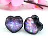 12Pcs/6pair Heart Ear Gauge Tunnels Plugs Gauges for Ears Body Jewelry 16mm view 3