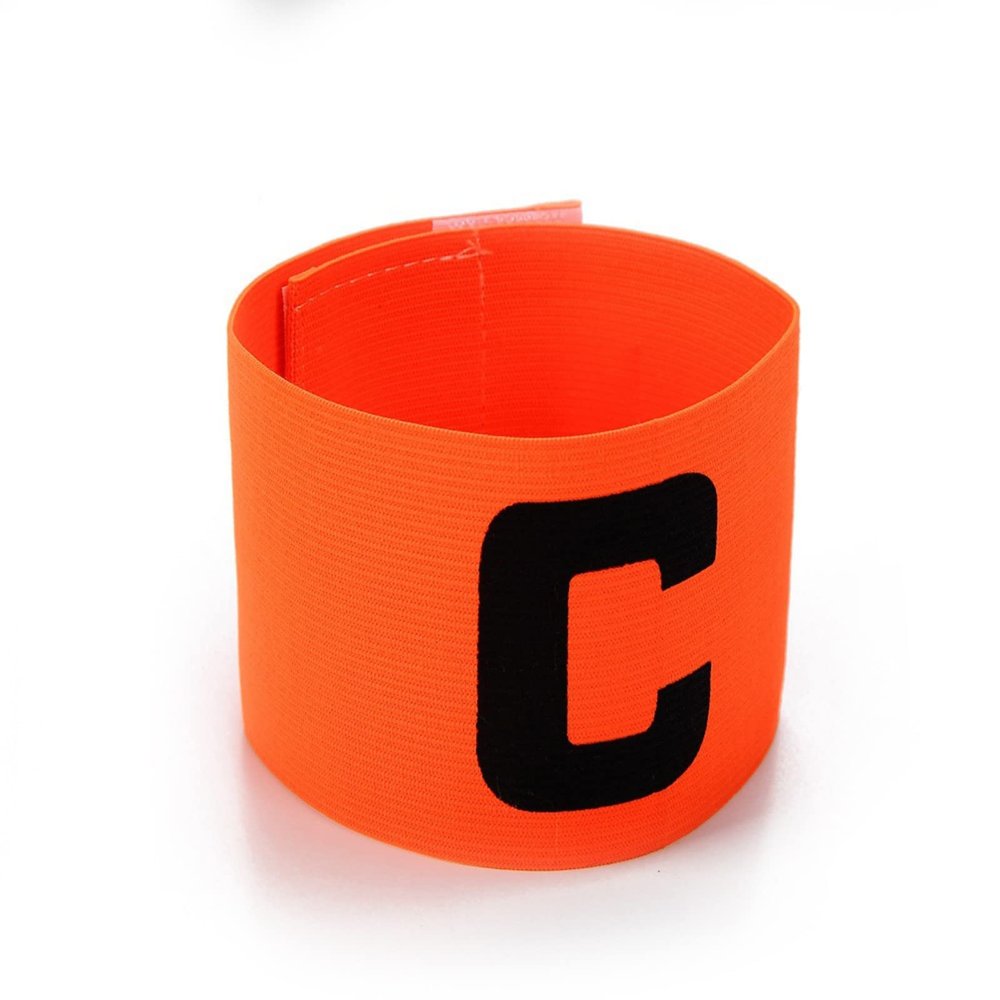 Ochine Football Soccer Elastic Captain Armband Basketball Adjustable Player Bands Elastic Soccer Captain Armband Adjustable Football Basketball Player Bands for Kids Adults 1 Pack
