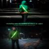 Ylzzrs LED Reflective Belt Sash Walking Gear,Safety Lights for Walkers at Night,High Visibility Safety Rechargeable Reflective Running Gear for Men Women Kids Night Dog Walking Gear (Green) view 3