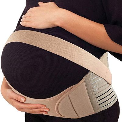 Maternity Belly Bands for Pregnant Women  Adjustable Belly Band for Pelvic & Back Pain  Ideal Pregnancy Belt for All Stages of Gestation  Pregnancy Must Haves for To Be Moms (Beige, XXL)