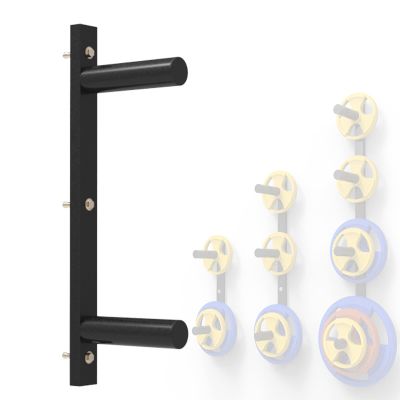 Olympic Weight Rack , Wall Mounted Weight Rack for Plates, Heavy Duty Weight Plate Storage Holder - Fit 2" Olympic Weight Plates, Cold Rolled Steel Material, Stable and Durable Weight Plate Rack,C
