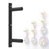 Olympic Weight Rack , Wall Mounted Weight Rack for Plates, Heavy Duty Weight Plate Storage Holder - Fit 2" Olympic Weight Plates, Cold Rolled Steel Material, Stable and Durable Weight Plate Rack,C view 1