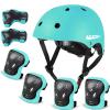Adjustable Helmet for Ages 5-16 Kids Toddler Boys Girls Youth,Protective Gear with Elbow Knee Wrist Pads for Multi-Sports Skateboarding Bike Riding Scooter Inline skatings Longboard Roller Skate view 1