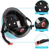 Adjustable Helmet for Ages 5-16 Kids Toddler Boys Girls Youth,Protective Gear with Elbow Knee Wrist Pads for Multi-Sports Skateboarding Bike Riding Scooter Inline skatings Longboard Roller Skate view 3