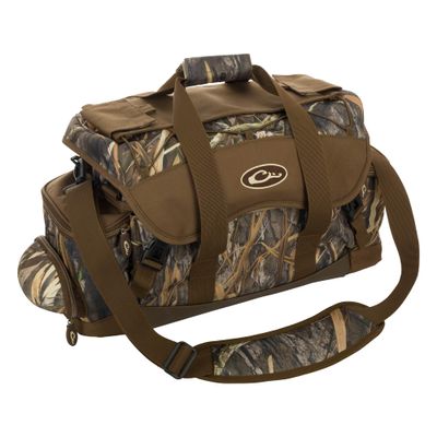 Drake Waterfowl Blind Bag - Hunting Camo Duffle Range Gear Bag with Adjustable Shoulder Strap, Habitat, Large