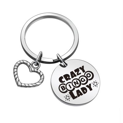 ZQEOU Bingo Lover Jewelry For Women Bingo Card Gift Bingo Callers Jewelry Sister Appreciation Keychain Granddaughter Keychain Lucky Bingo Jewelry Bingo Gift Bingo Lover Gift Bingo Lover Keychain