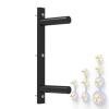 AHDFY Wall Mounted Olympic Weight Rack, Heavy Duty Weight Rack for 2" Olympic Weight Plates, Weight Plate Rack Made of Cold Rolled Steel, Weight Plate Storage Holder, Save Space of Gym,C view 1