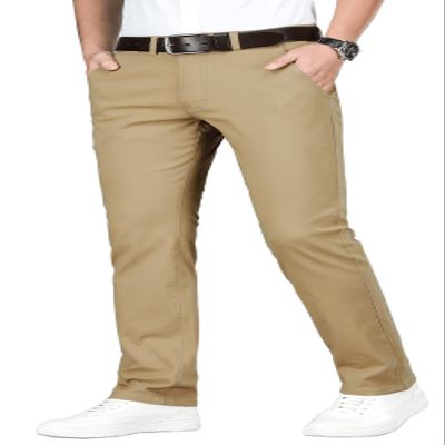 ESSYSHE Mens Slim Fit Chino Pants Stretch Casual Khaki Pants for Men 011DarkKhaki A36X28