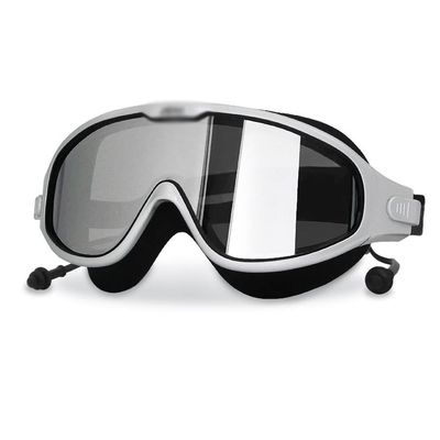 XIXIDIAN Swim Goggles Swimming Wide Goggles No Leaking Anti Fog Glasses with Ear Plugs for Men Women Teen (Color : C, Size : One Size)