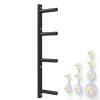 AHDFY Wall Mounted Olympic Weight Rack, Heavy Duty Weight Rack for 2" Olympic Weight Plates, Weight Plate Rack Made of Cold Rolled Steel, Weight Plate Storage Holder, Save Space of Gym,A view 1