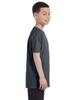 Apparel Globe Boys Heavy Cotton Seamless Neck T-Shirt, Dark Heather, Large view 3