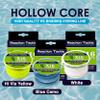 Reaction Tackle Hollow Core, 16 Strand Braided Fishing Line Blue Camo - 130LB / 600yards view 4