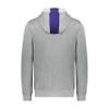 Augusta Sportswear Three-Season Fleece Full Zip Hoodie Purple/Grey Heather XL view 2