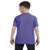 Boys Heavy Cotton Seamless Neck T-Shirt, Violet, X-Small view 2