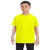 Apparel Globe Boys Heavy Cotton Seamless Neck T-Shirt, Safety Green, Medium view 1