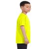 Apparel Globe Boys Heavy Cotton Seamless Neck T-Shirt, Safety Green, Medium view 3