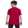 Apparel Globe Boys Heavy Cotton Seamless Neck T-Shirt, Garnet, Large view 2